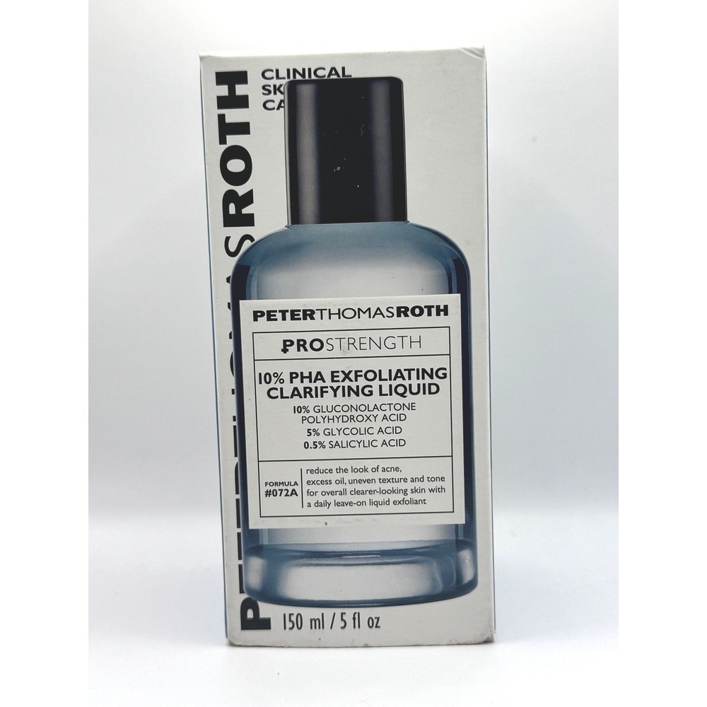 Peter Thomas Roth ProStrength 10% PHA‎ Exfoliating Clarifying Liquid 5 fl oz New